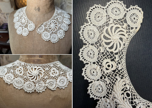 Pizzo antico bel collo - pizzo,