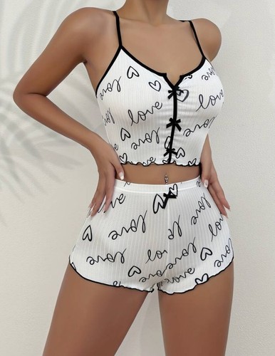 Pigiamino donna sexy cuoricini - donna,
