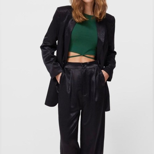 Blazer donna stradivarius nero - donna,