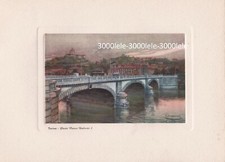 RARA STAMPA  GIOVANNI GUERZONI TORINO PONTE NUOVO UMBERTO PRIMO  EPOCA 1930-549
