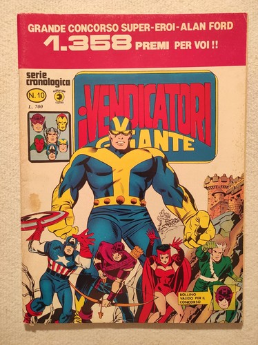 Vendicatori gigante 10 con - 10,