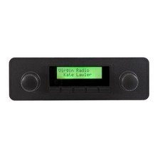 Stereo auto classico 200 DAB montaggio mandrino radio stereo Bluetooth posteriore USB nero
