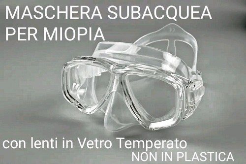 Maschera snorkeling miopia - maschera,