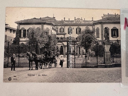 Cartolina antica varese grand - cartolina,