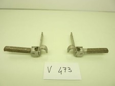 Coppia pedane pedalini poggiapiedi moto epoca