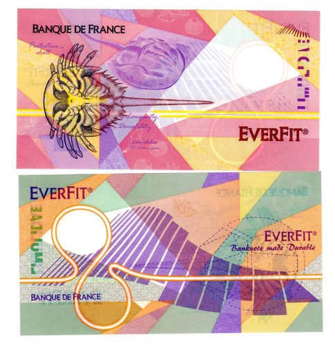 Banque france echantillon - france,