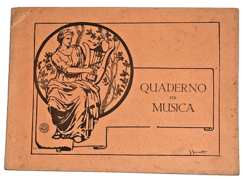 Quaderno musica vintage - quaderno,
