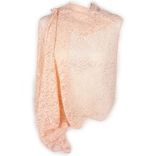 Stola rosa pizzo elegante - stola, in