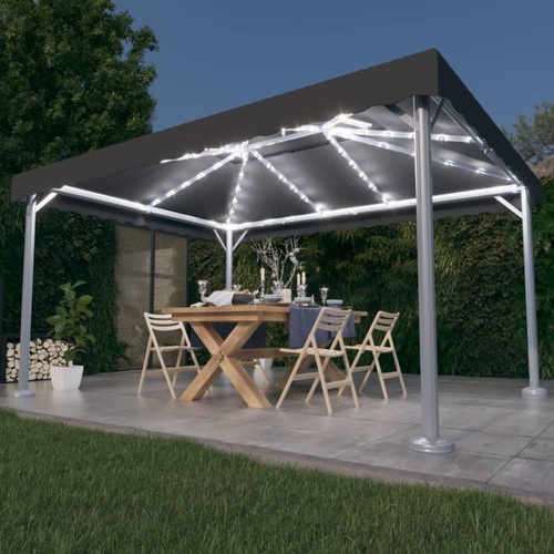 Gazebo con stringa luci - gazebo, led