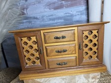 Comò portagioie boho in legno