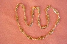 ANTICA CATENELLA / GIROCOLLO PER DONNA CON MAGLIA A FILIGRANA DORATA (N1)