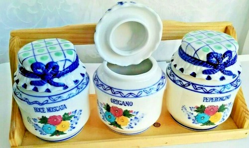 Set vasetti portaspezie - vasetti,