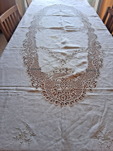 Tovaglia lino vintage - lino, 12
