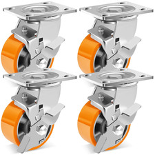 100Mm Ruote Girevoli Con