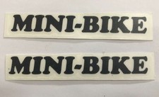 ADESIVI LOGO BENELLI MOTOBI MINI-BIKE NERO AD880047