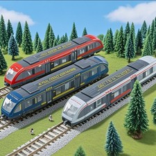 Set treni giocattolo 3pcs - set, 1/3pcs