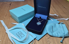 Ciondolo cuore in argento Tiffany & Co - confezione regalo, sacchetto e accessori