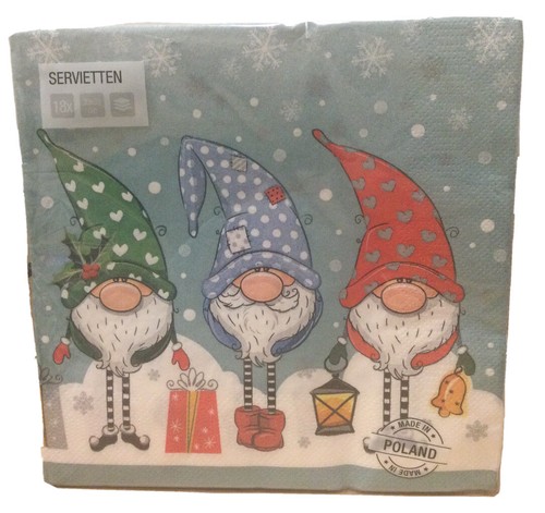 Natale gnomes tovaglioli - x,