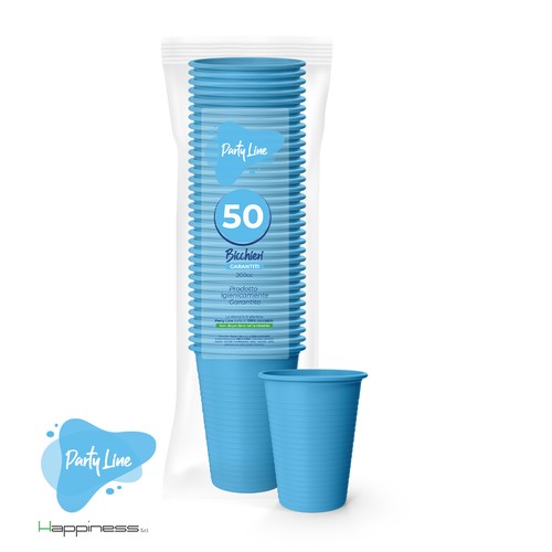 Bicchieri plastica 200cc - di,