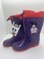 stivali gomma pioggia Disney Mickey Mouse topolino stivaletti 23/24 bambino