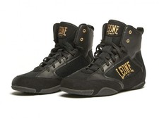 LEONE SCARPE STIVALETTI PUGILATO BOXE   CL110 01  PREMIUM NERO
