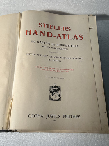 Stielers hand atlas - stielers,