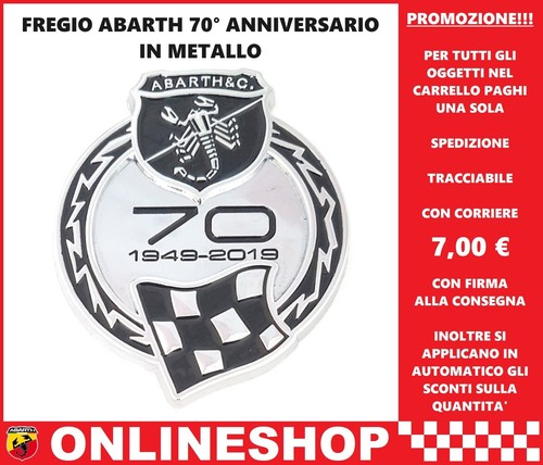 Fregio anniversario - fregio, 70°
