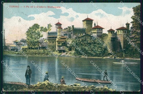 Torino città fiume barca - po,