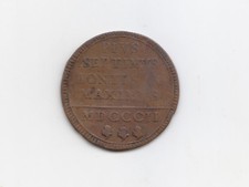 Bb706-Pio Vii-1 Baiocco 1802