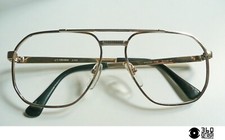 Valentino 5110 titanio montatura per occhiali dorata 1990s medium 