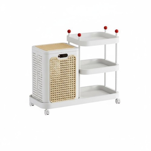 Carrello bucato con rotelle - bucato,