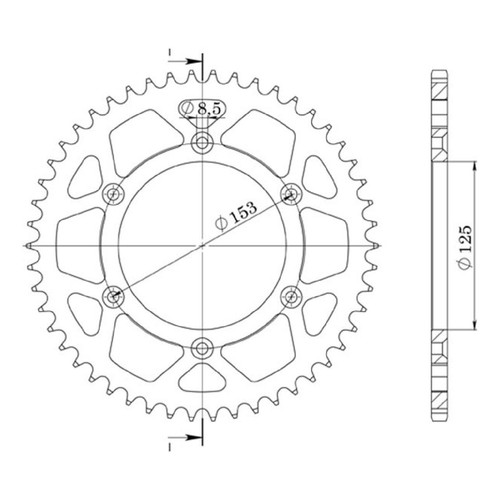 Corona alluminio denti - in,