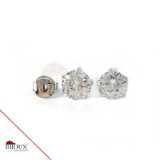 ORECCHINI ZIRCONE 8mm, Punto Luce IN ARGENTO 925‰