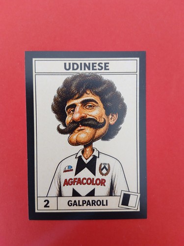 Figurina caricatura calciatori - figurina,