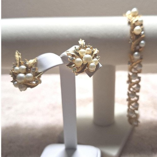 Set orecchini bracciale - , bianco