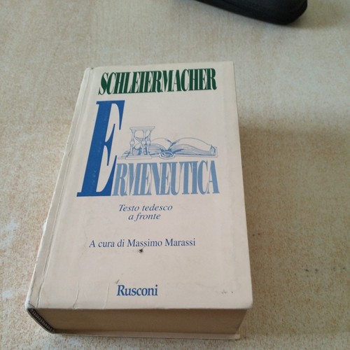 Schkeirmacher ermeneutica - schkeirmacher,