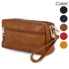 Pochette donna a mano Borsetta borsa piccola tracolla da polso per passeggio