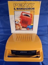 Mangiadischi Penny giallo corrente/batterie con scatola e dischi