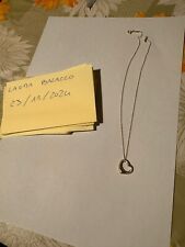 COLLANA TIFFANY & CO AUTENTICA OPEN HEART BY ELSA PERETTI CUORE ARGENTO 925