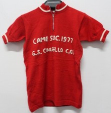 CINISELLO MILANO LOMBARDIA MAGLIA SHIRT EROICA JERSEY CICLISMO ITALIA VINTAGE