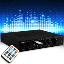 Dj Amplificatore Karaoke 170 W USB MP3 Bluetooth Telecomando Home Cinema