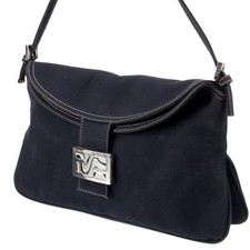 Fendi Navy Blue Fold-Over