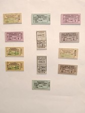 BIGLIETTI FERROVIARI ANNO 1952