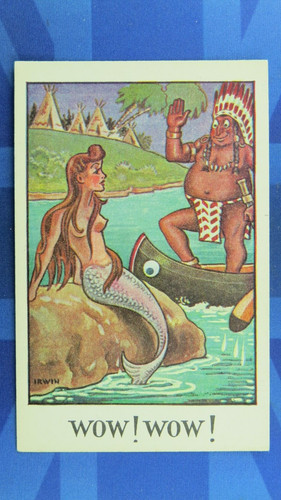 Saucy comic postcard 1930s - saucy,