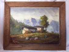 Paesaggio Dipinto Olio Cesare