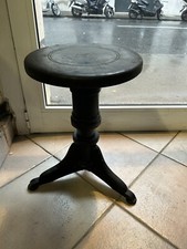 VECCHIO SGABELLO PER PIANOFORTE PRIMI 900 LEGNO ALTEZZA REGOLABILE PIANO STOOL