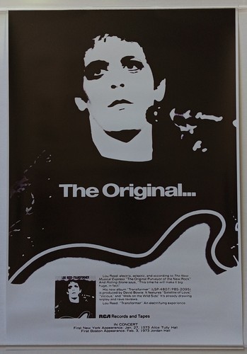 Poster promozionale lou reed - promozionale,