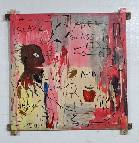 Jean michel basquiat acrilico - basquiat,
