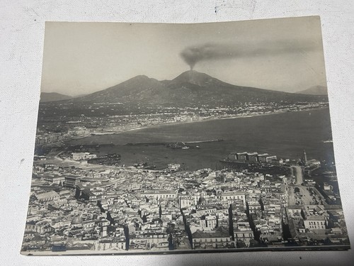 Antica foto napoli panorama - napoli,
