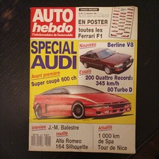 Auto hebdo 643 audi 80 td  200